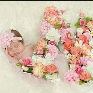 Handmade Custom Floral Letters